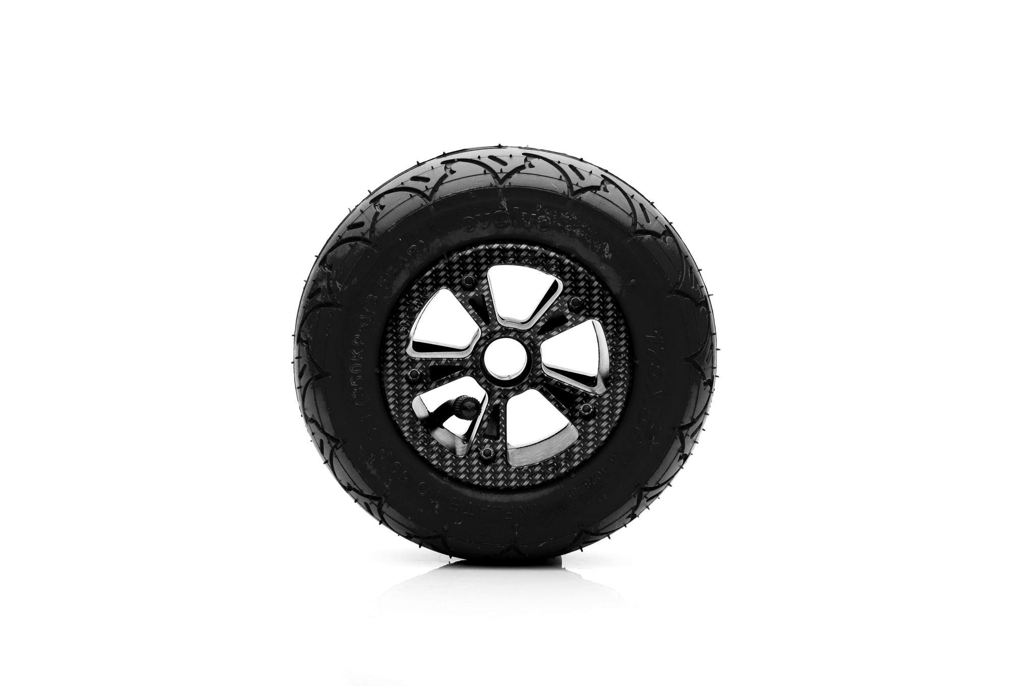 Jeu de roues complète 7 pouces lisses (set de 4)
