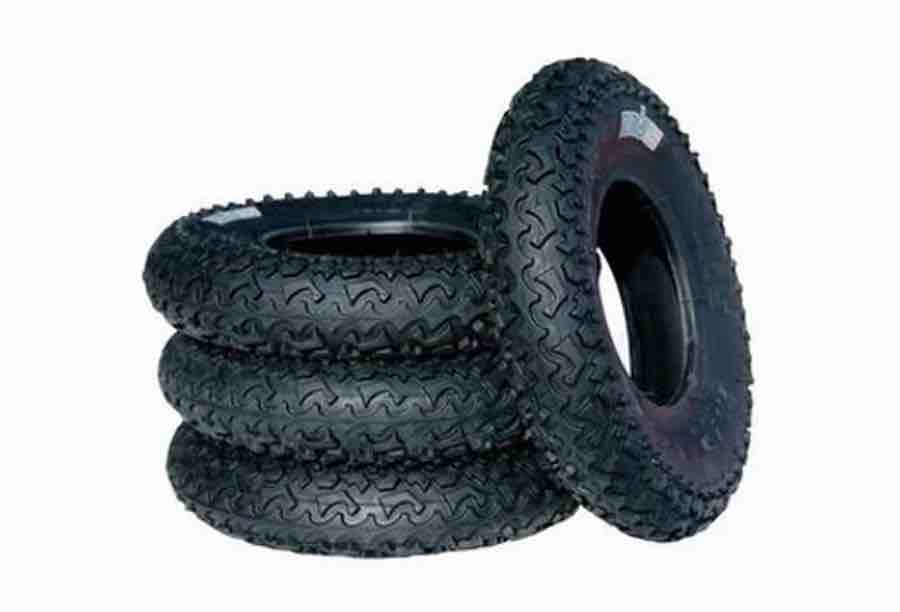 Set de pneus à crampons MBS 8" T1 noirs (set de 4)